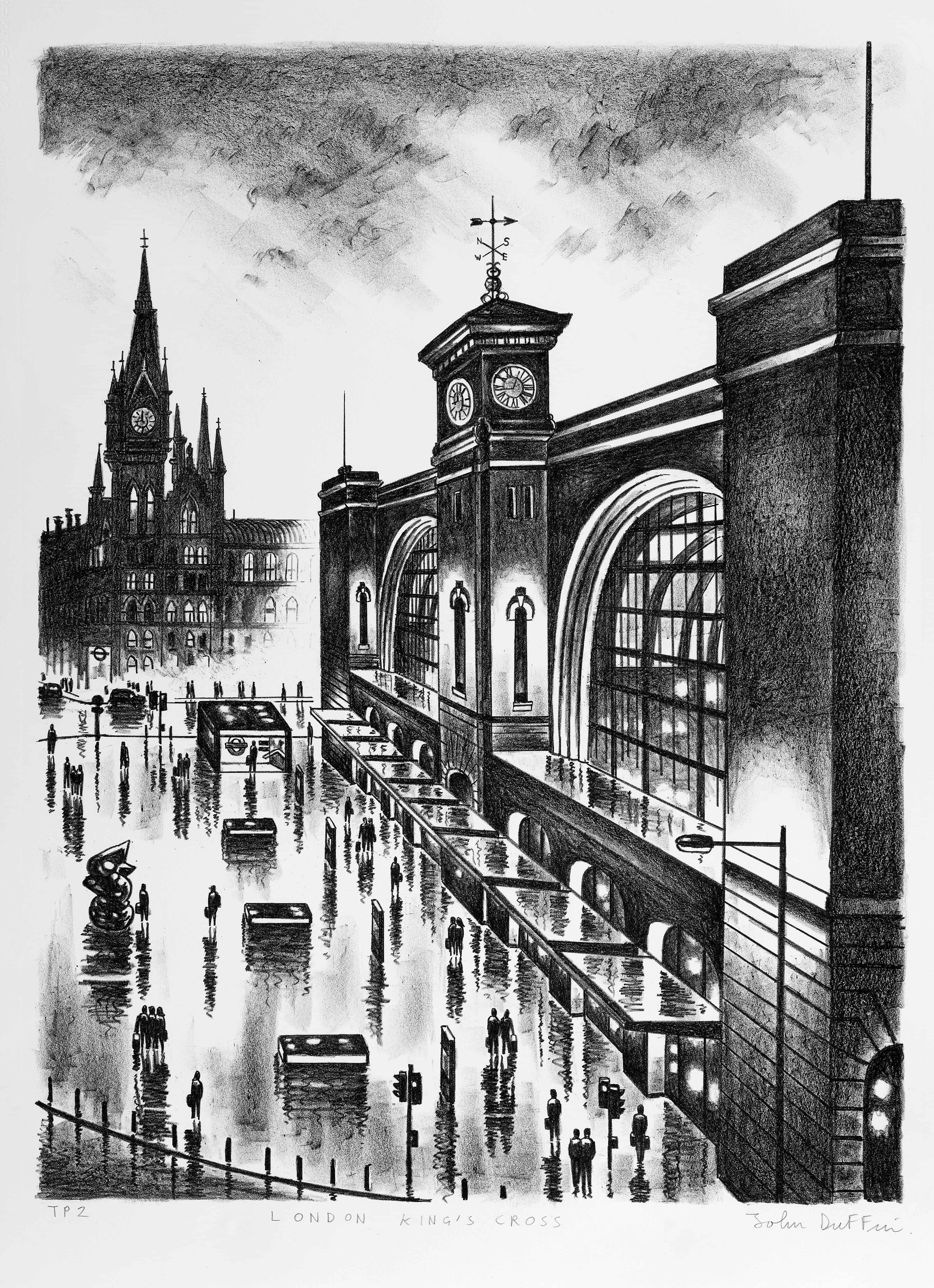 kanal Repræsentere sympati London King's Cross by John Duffin - Murus Art / Limited Edition Art